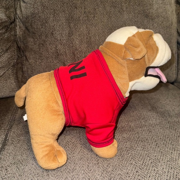 MINI Cooper Bulldog Plush Toy Stuffed Animal Dog NWT 2012 RED MINI Collectible - Picture 6 of 12